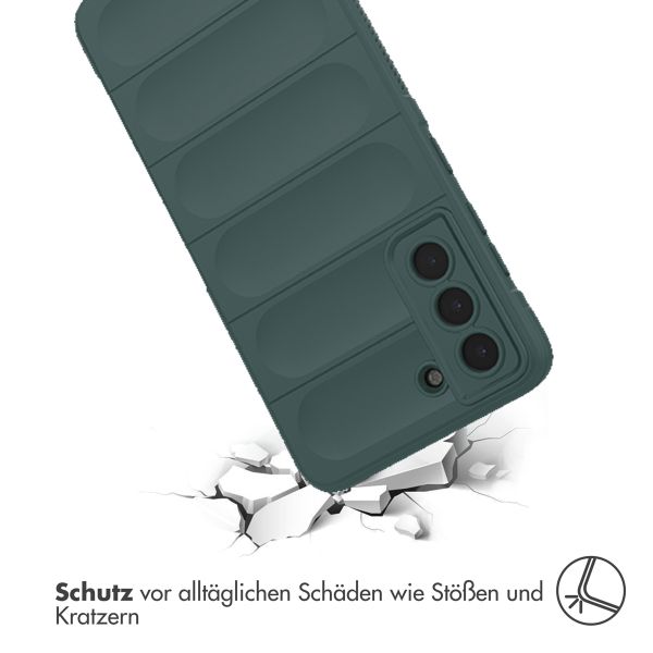 imoshion EasyGrip Backcover Samsung Galaxy S21 FE - Dunkelgrün