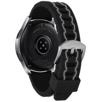 imoshion Design-Silikonarmband Schwarz für die Samsung Galaxy Watch 46 mm / Watch 3 45mm