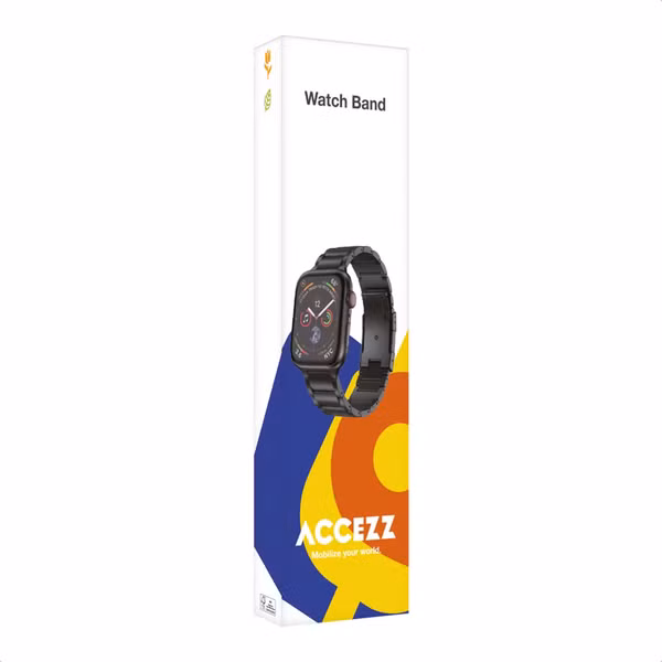 Accezz Nylon Alpine Armband für Apple Watch | 38/40/41/42 mm - Schwarz