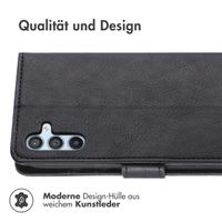imoshion Luxuriöse Klapphülle Samsung Galaxy A54 (5G) - Schwarz