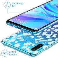 imoshion Design Hülle Huawei P30 Lite - Leopard - Blau