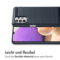 imoshion Brushed Back Cover für das Samsung Galaxy A32 (5G) - Dunkelblau