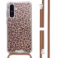 imoshion Design Hülle mit Band Samsung Galaxy A36 - Leopard Mood