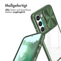 imoshion Back Cover mit Kameraschieber für das Samsung Galaxy S23 - Dunkelgrün