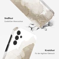 Selencia Vivid Back Cover Samsung Galaxy A15 (5G) - Marble Light Brown