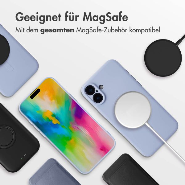 imoshion Color Back Cover mit MagSafe für das Apple iPhone 16 - Lila