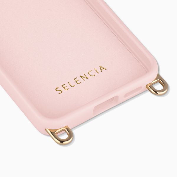 Selencia Rivièra Backcover mit MagSafe mit abnehmbaren Haken Samsung Galaxy A57 (5G) - Sorbet Pink
