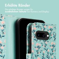 imoshion Design Klapphülle Google Pixel 9A - Blue Flowers