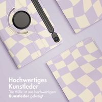 imoshion 360° drehbare Design Klapphülle Samsung Galaxy Tab S10 Lite / S10 FE / S9 FE - Dancing Cubes