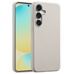 Accezz Liquid Silikoncase mit MagSafe Samsung Galaxy S25 FE - Stone