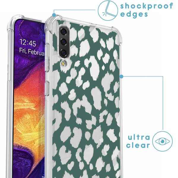 imoshion Design Hülle mit Band für das Samsung Galaxy A50 - Panther Illustration