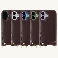 Selencia Nova HandyHülle mit Kordel und Kartenhalter Apple iPhone 17 - Checks