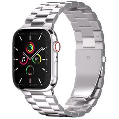 imoshion Edelstahlarmband für das Apple Watch Series 1 bis 10 / SE / Ultra (2) (44/45/46/49 mm) - Silber