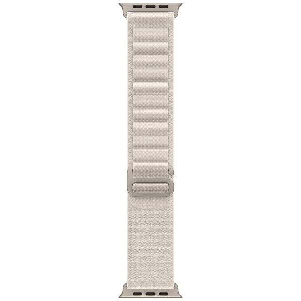 Apple Alpine Loop Band für die Apple Watch Series 1-10 / SE / Ultra (2) - 42/44/45/46/49 mm - Größe S - Starlight