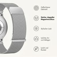 imoshion Mailändische Magnetarmband -   Universelle 22 mm Anschluss - Silber
