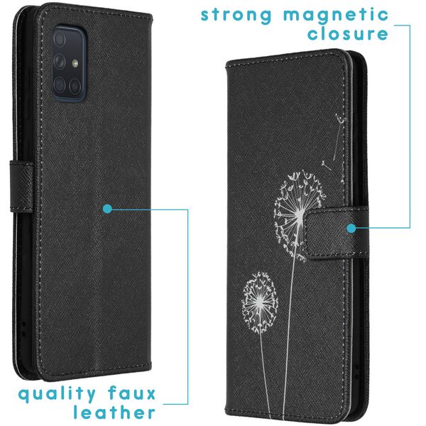 imoshion Design TPU Klapphülle Samsung Galaxy A71 - Dandelion