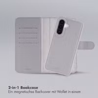 Accezz Edge abnehmbare Bookcase mit MagSafe Samsung Galaxy A27 (5G) - Grau