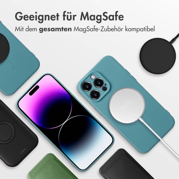 imoshion Color Back Cover mit MagSafe Apple iPhone 14 Pro Max - Smoke Green