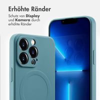 imoshion Color Back Cover mit MagSafe Apple iPhone 13 Pro - Smoke Green