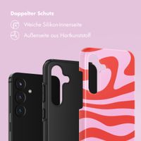 Selencia Vivid Back Cover Samsung Galaxy S25 FE - Dream Swirl Pink