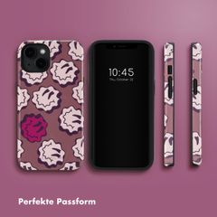 Selencia Vivid Rückabdeckung mit MagSafe Apple iPhone 14 - Wavy Smiley Pink