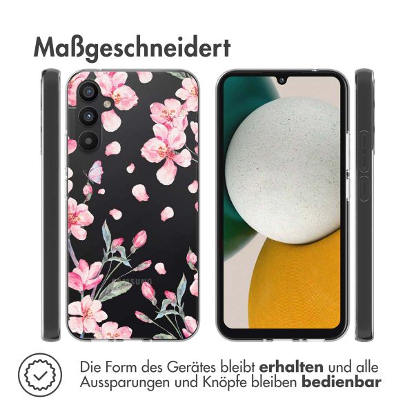 imoshion Design Hülle für das Samsung Galaxy A34 (5G) - Blume - Rosa