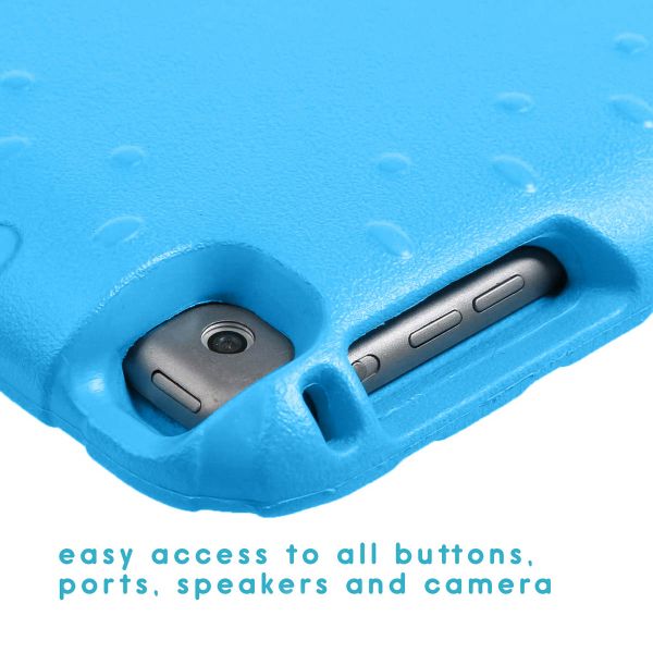 imoshion Schutzhülle mit Handgriff kindersicher Apple iPad 6 (2018) 9.7 Zoll / iPad 5 (2017) 9.7 Zoll - Blau