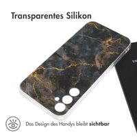 imoshion Design Hülle für das Samsung Galaxy A34 (5G) - Black Marble