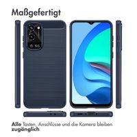 imoshion Brushed Back Cover Samsung Galaxy A36 - Dunkelblau