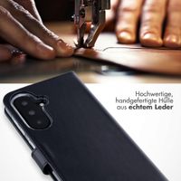 Selencia Echtleder Klapphülle Samsung Galaxy A37 (5G) - Schwarz
