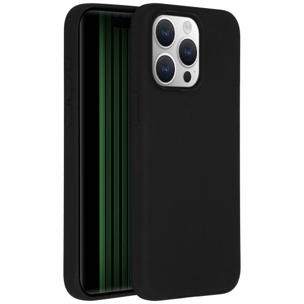 Accezz Liquid Silikoncase mit MagSafe für das iPhone 15 Pro Max - Schwarz