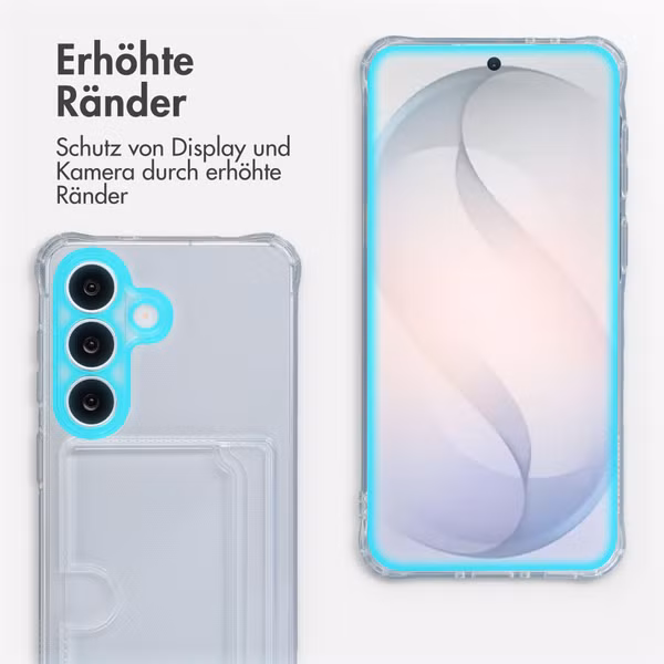 imoshion Soft Case Back Cover mit Kartenhalter Samsung Galaxy S26 - Transparent