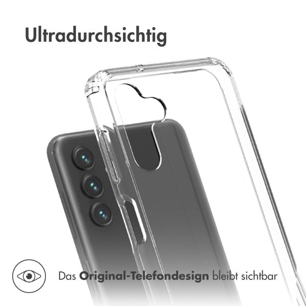 Accezz Xtreme Impact Backcover für das Samsung Galaxy A14 (5G) - Transparent