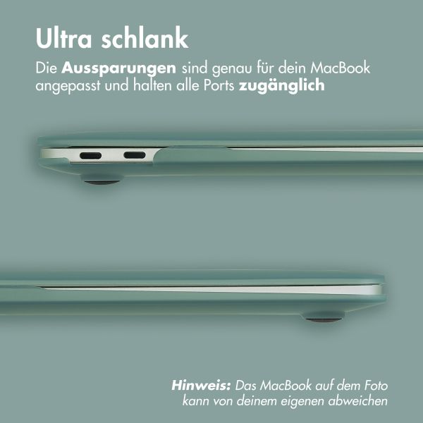 imoshion Laptop Cover MacBook Air 13 Zoll (2018-2020) - A1932 / A2179 / A2337 - Dunkelgrün