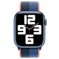 Apple Sport Loop Armband für das  Apple Watch Series 1 t/m 11 / SE / Ultra (44/45/46/49 mm) - Blue Jay/Abyss Blue