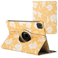 imoshion 360° drehbare Design Klapphülle Apple iPad Pro 11 (2025) M5 / (2024) M4 - Yellow Flowers