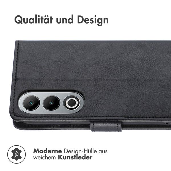 imoshion Luxuriöse Klapphülle OnePlus Nord CE 4 - Schwarz