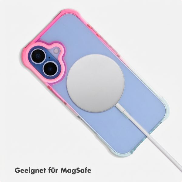 Selencia Gradient MagSafe Back Cover Apple iPhone 17 - Rosa / Blau