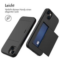 imoshion Backcover mit Kartenfach Apple iPhone 15 Plus - Schwarz
