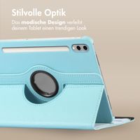 imoshion 360° drehbare Klapphülle Samsung Galaxy Tab S10 Plus / Tab S9 FE Plus / Tab S9 Plus - Hellblau