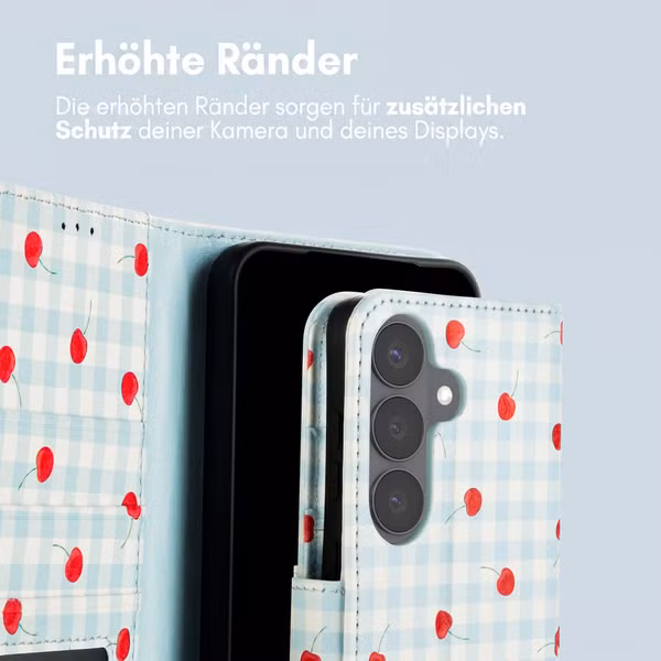 imoshion Design Klapphülle Samsung Galaxy S26 - Cherry Check
