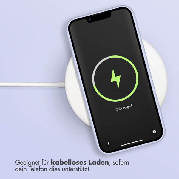 Accezz Liquid Silikoncase Apple iPhone 13 - Violett