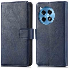 imoshion Luxuriöse Klapphülle OnePlus 12R - Dunkelblau