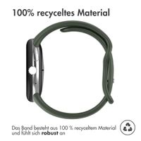 imoshion Silikon-Armband⁺ für  Google Pixel Watch / Watch 2 / Watch 3 / Watch 4 (41 mm) - Größe S - Dunkelgrün