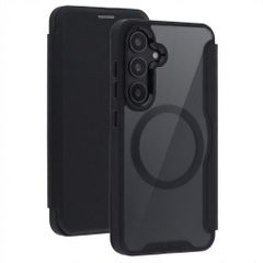 imoshion Transparente Bookcase mit MagSafe Samsung Galaxy S25 / S24 - Schwarz