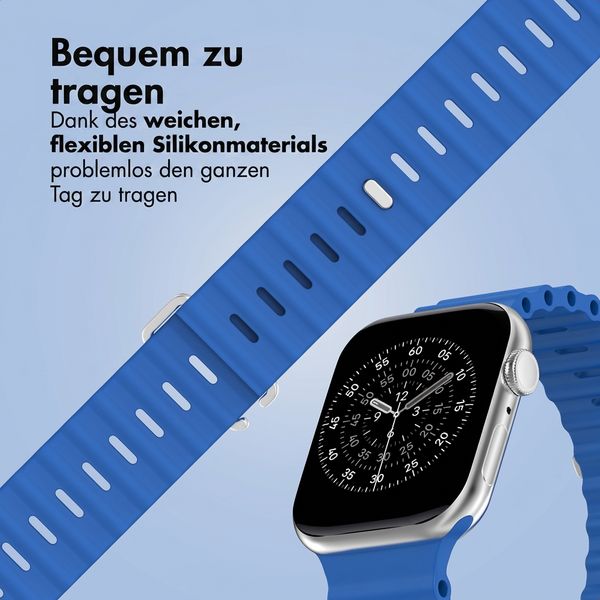 Accezz Ocean Armband für Apple Watch | 38/40/41/42 mm - Royal Blue