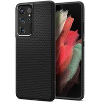 Spigen Liquid Air™ Backcover Samsung Galaxy S21 Ultra - Schwarz