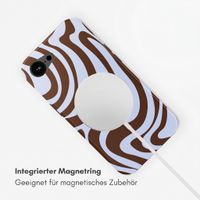 Selencia Vivid Rückabdeckung mit MagSafe Apple iPhone 17e / 16e - Dream Swirl Chocolate