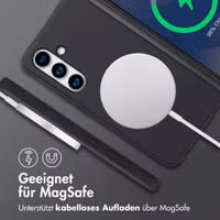imoshion Color Backcover mit abtrennbarem Band MagSafe für das Samsung Galaxy S24 / S25- Schwarz
