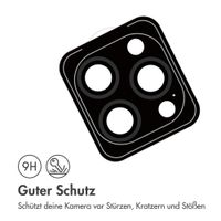 imoshion 2er-Pack Objektivschutz für Kamera für das Apple iPhone 15 Pro / 15 Pro Max - Black Titanium